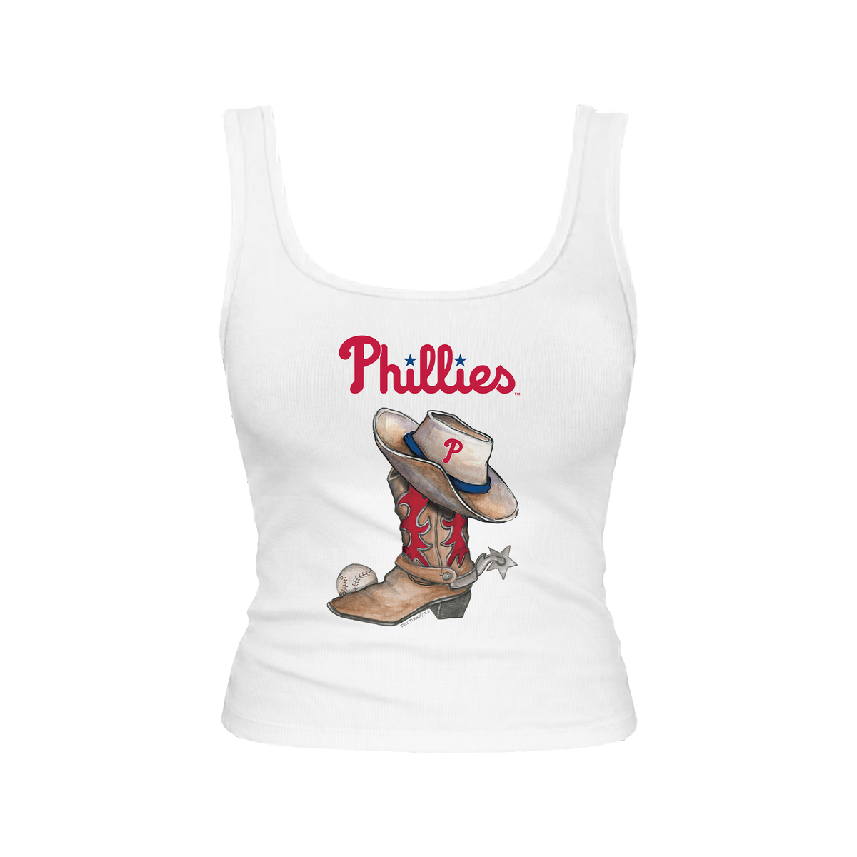 Philadelphia Phillies Cowboy Boot Emmy Tank