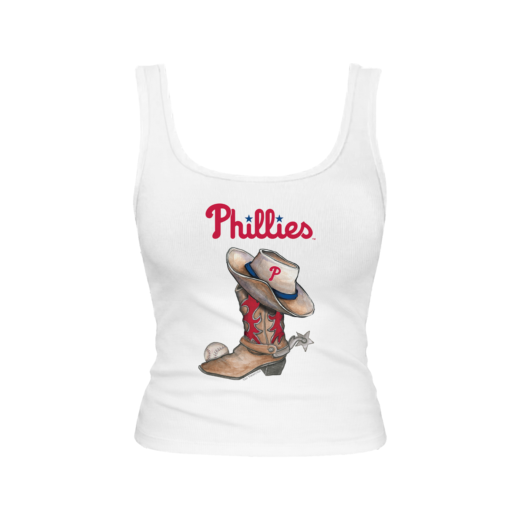 Philadelphia Phillies Cowboy Boot Emmy Tank