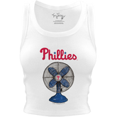 Philadelphia Phillies Fan Crop Tank