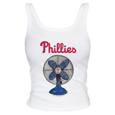 Philadelphia Phillies Fan Crop Tank - Tiny Turnip