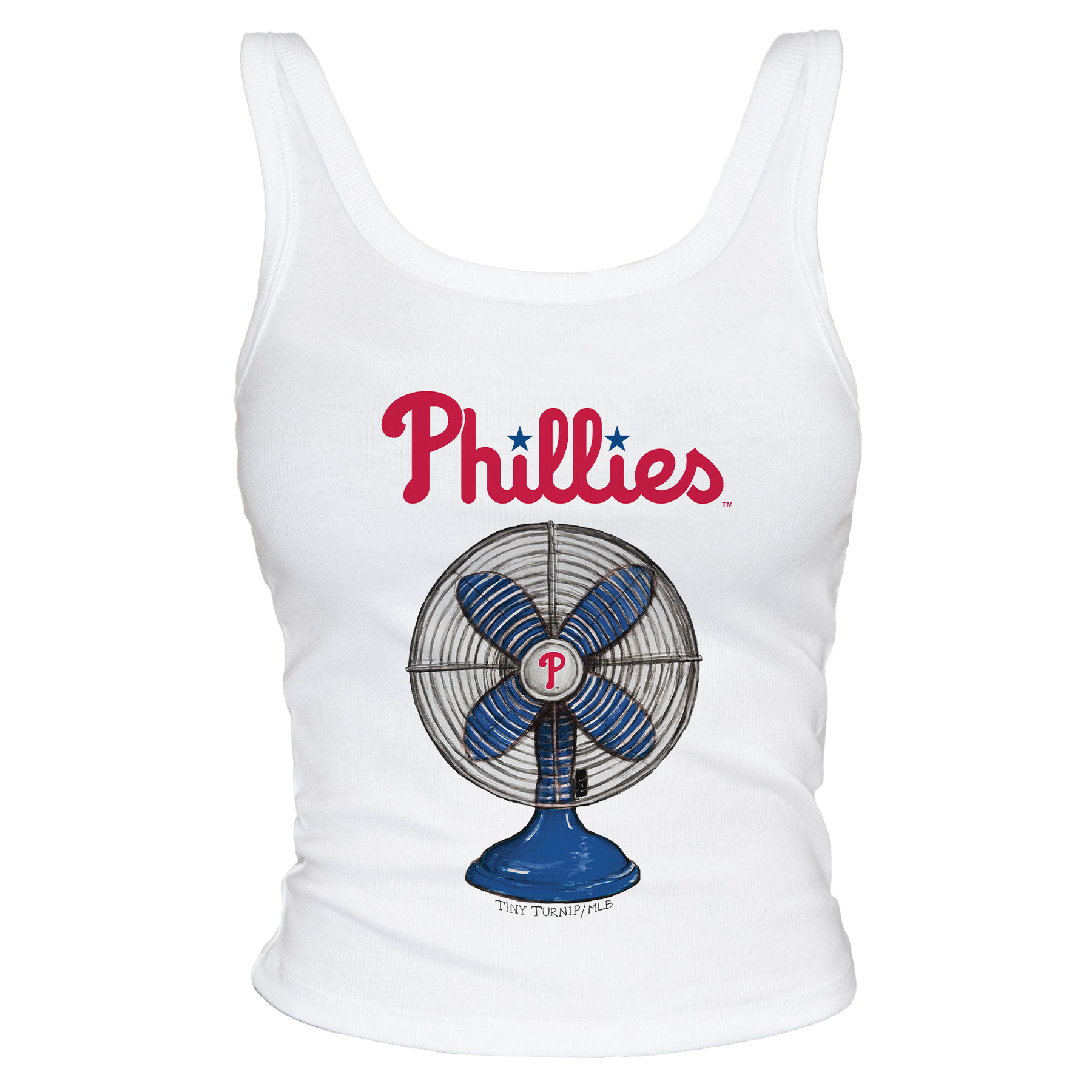 Philadelphia Phillies Fan Crop Tank - Tiny Turnip