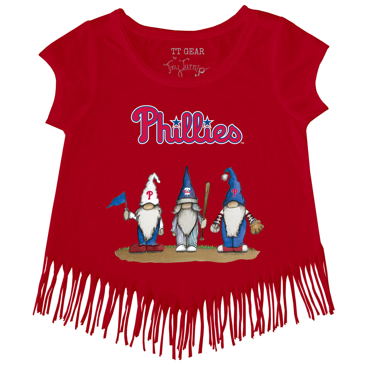 Philadelphia Phillies Gnomes Fringe Tee