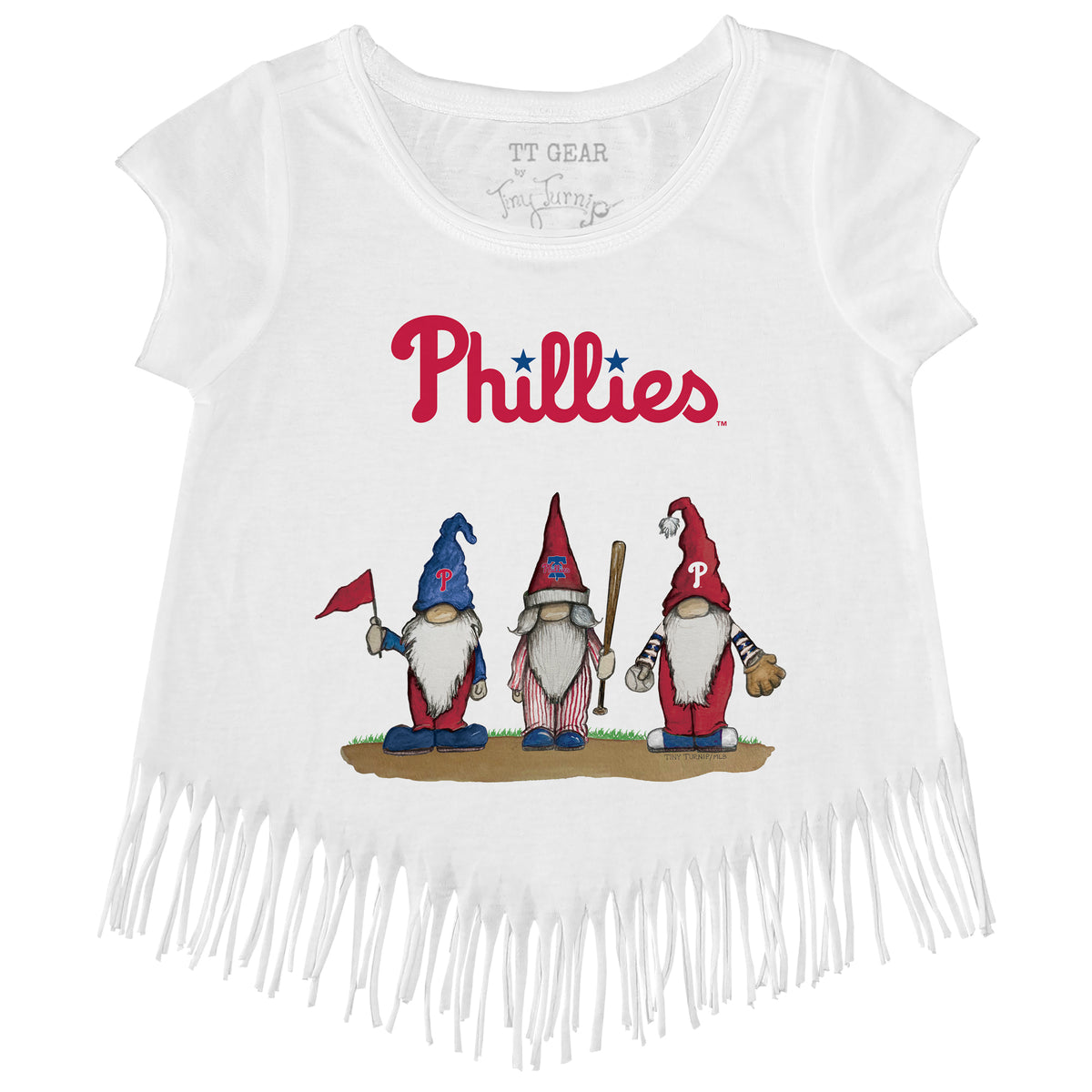 Philadelphia Phillies Gnomes Fringe Tee