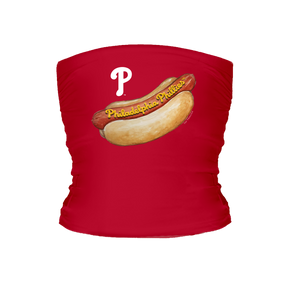 Philadelphia Phillies Hot Dog Tube Top