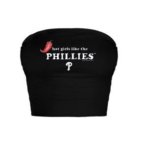 Philadelphia Phillies Hot Girls Crop Tube Top