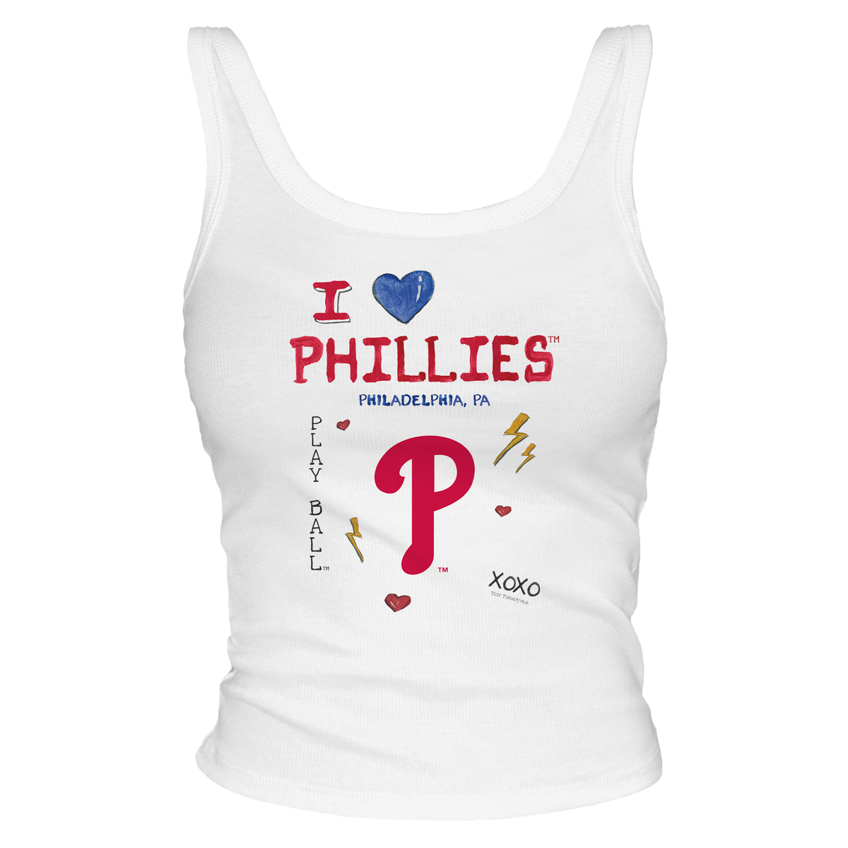 I Heart Phillies Tank - Tiny Turnip