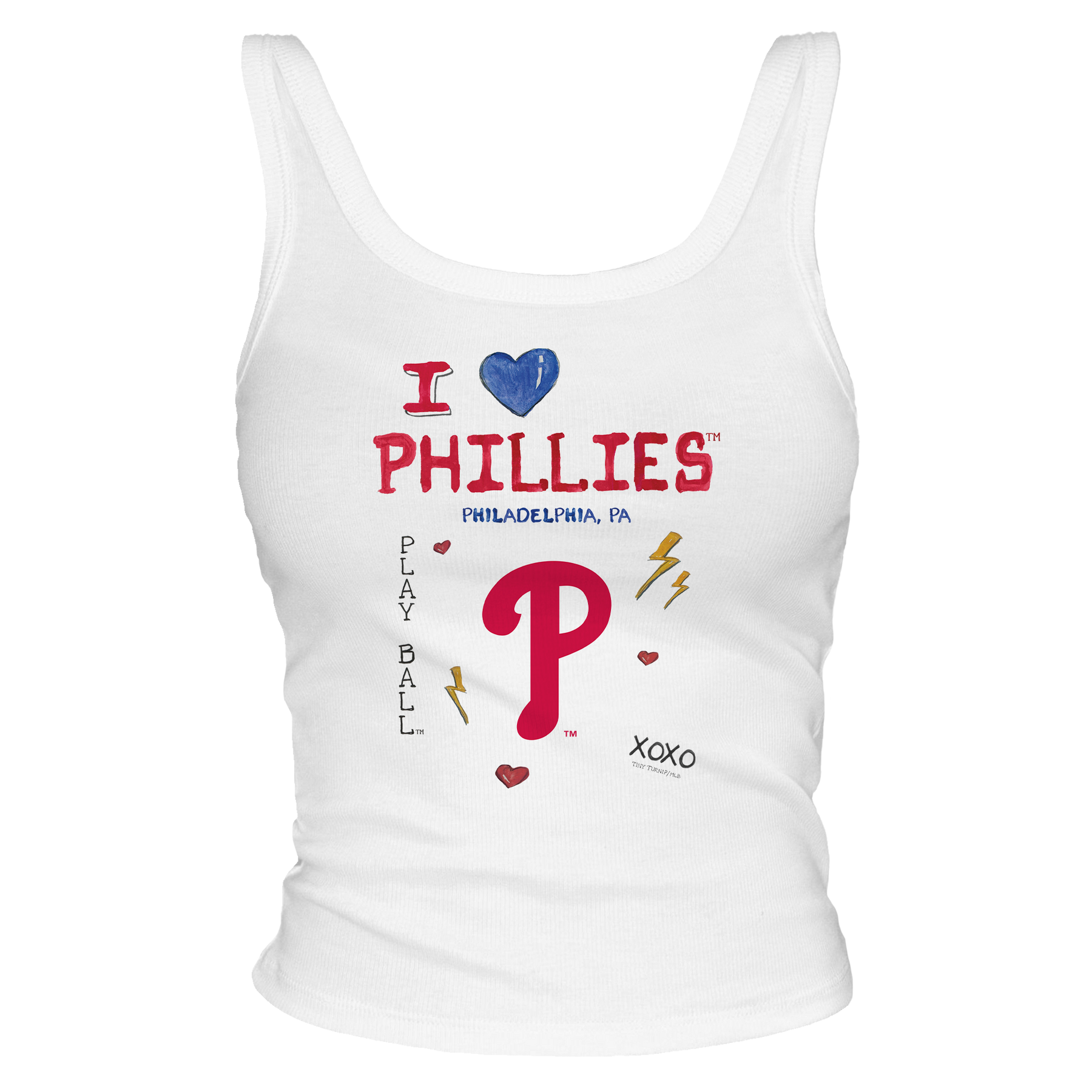 I Heart Phillies Tank - Tiny Turnip