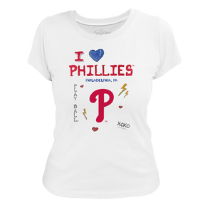 I Heart Phillies Women's Tee Shirt - Tiny Turnip