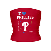I Heart Phillies Tube Top - Tiny Turnip