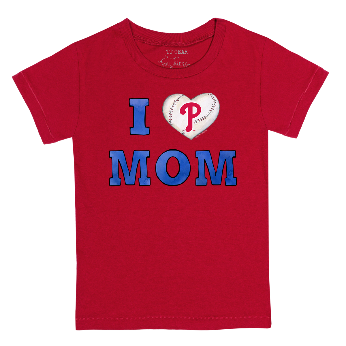 Philadelphia Phillies I Love Mom Tee Shirt