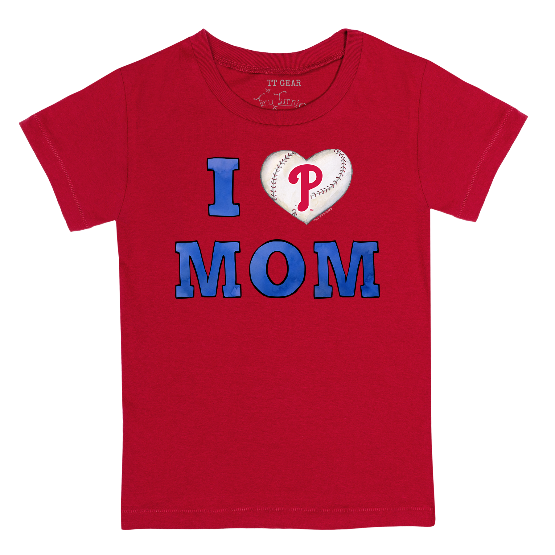 Philadelphia Phillies I Love Mom Tee Shirt