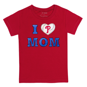 Philadelphia Phillies I Love Mom Tee Shirt