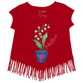 Philadelphia Phillies Ladybug Fringe Tee