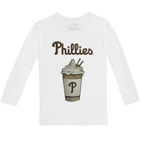 Philadelphia Phillies Latte Long-Sleeve Tee Shirt