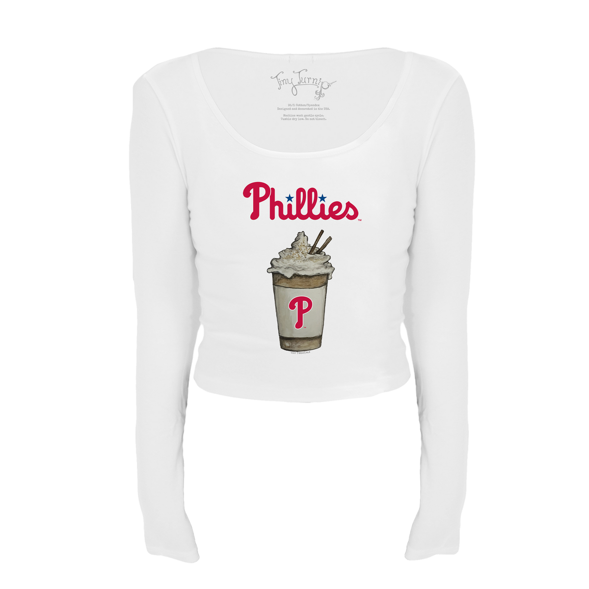 Philadelphia Phillies Latte Women's Lucy Long Sleeve