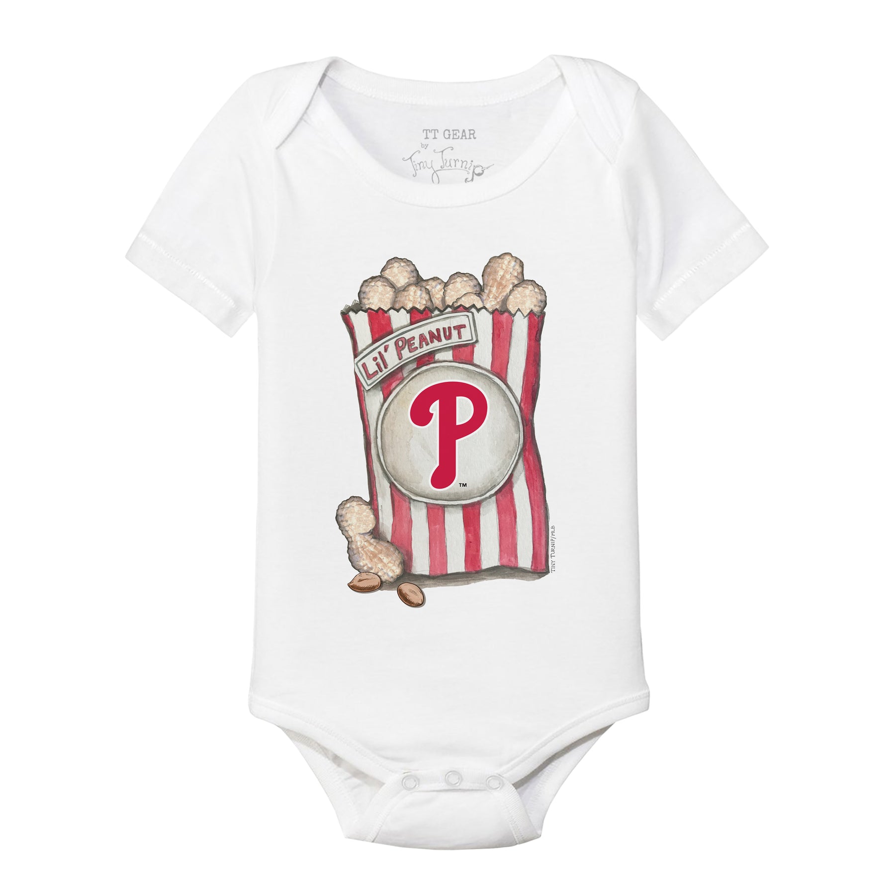 Philadelphia Phillies Lil' Peanut Short Sleeve Snapper