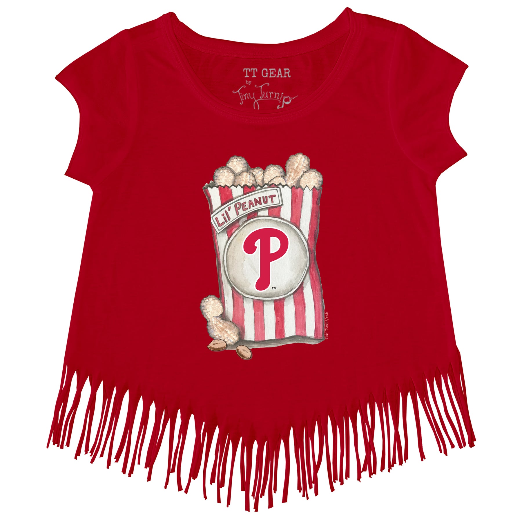 Philadelphia Phillies Lil' Peanut Fringe Tee