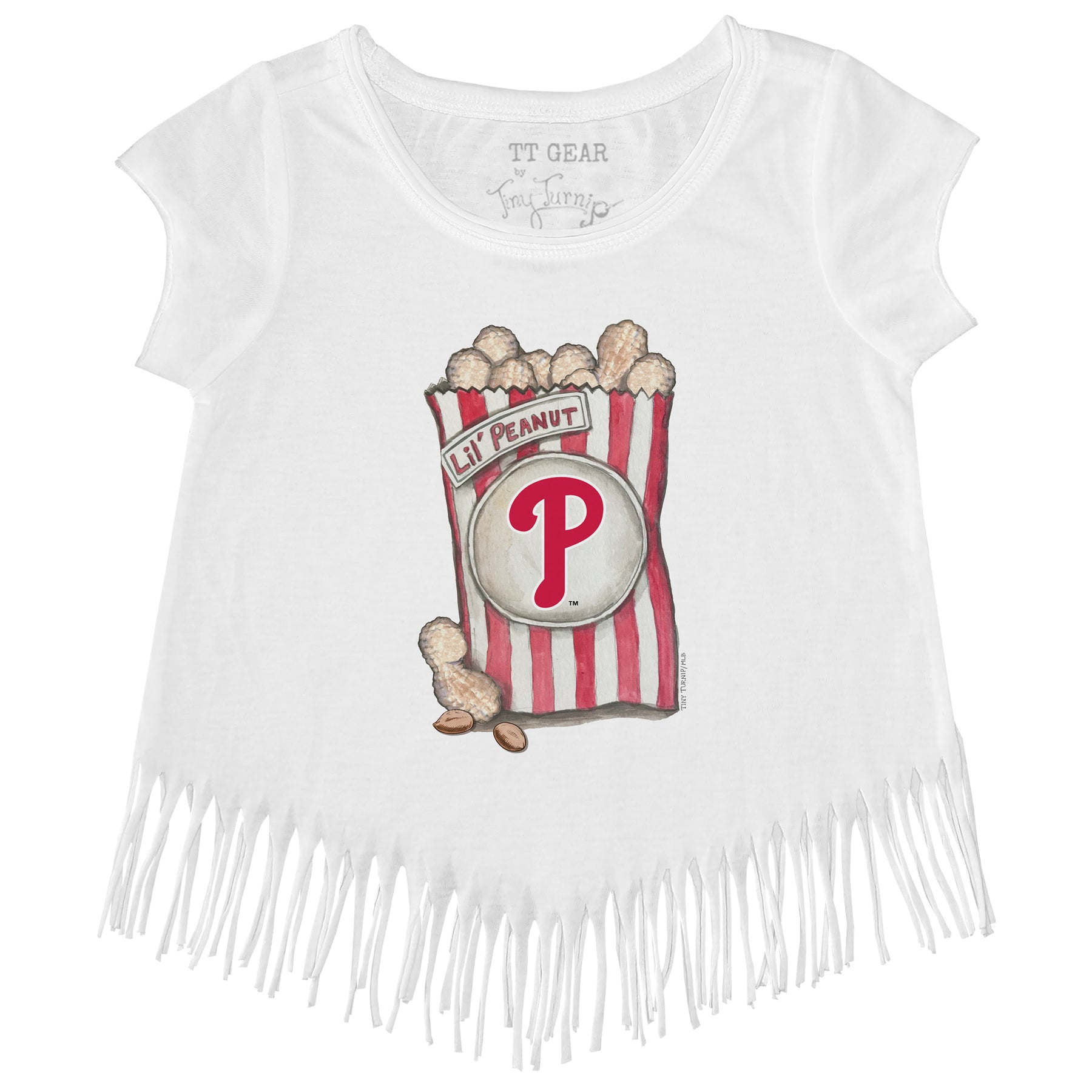 Philadelphia Phillies Lil' Peanut Fringe Tee