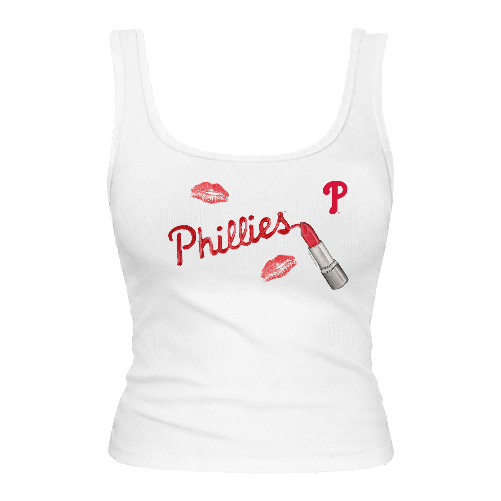 Philadelphia Phillies Lipstick Emmy Tank