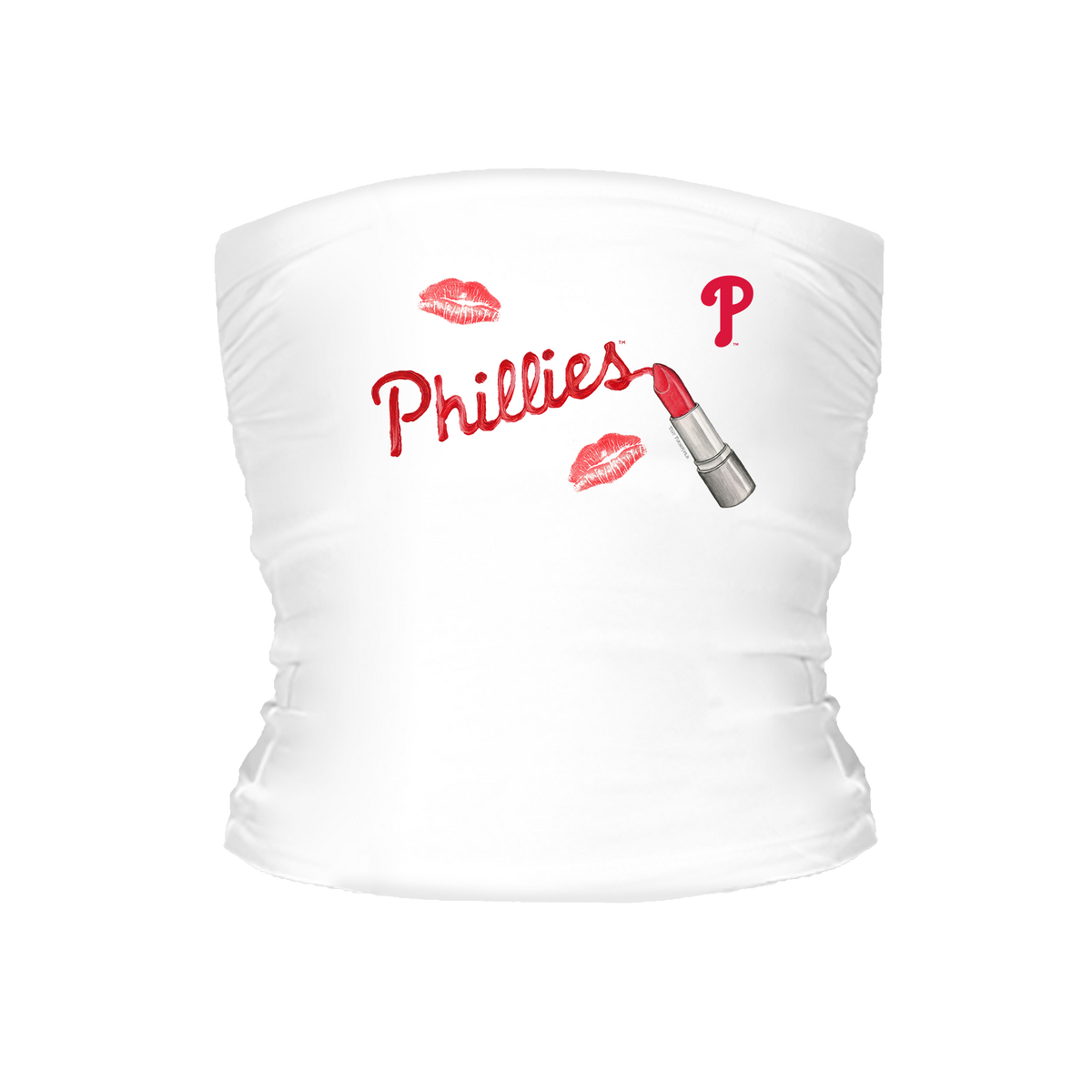 Philadelphia Phillies Lipstick Tube Top - Tiny Turnip