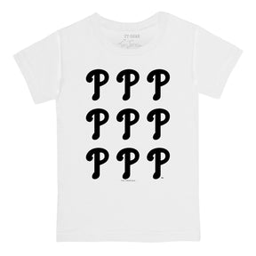 Philadelphia Phillies Logo Grid Tee Shirt