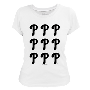 Philadelphia Phillies Logo Grid Tee Shirt