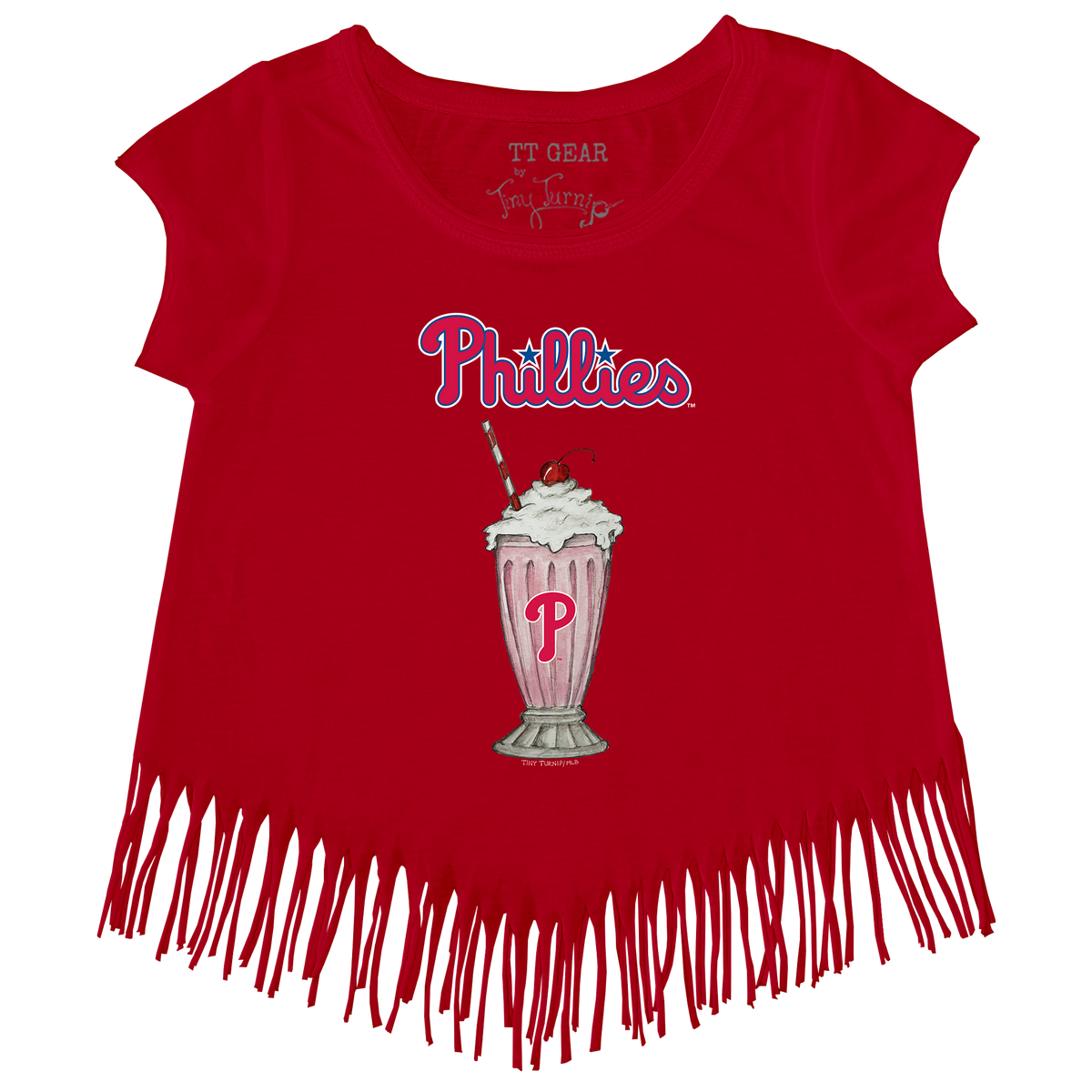 Philadelphia Phillies Milkshake Fringe Tee