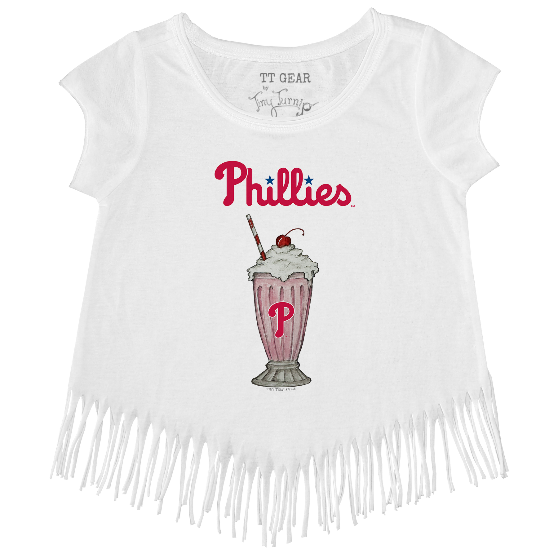 Philadelphia Phillies Milkshake Fringe Tee