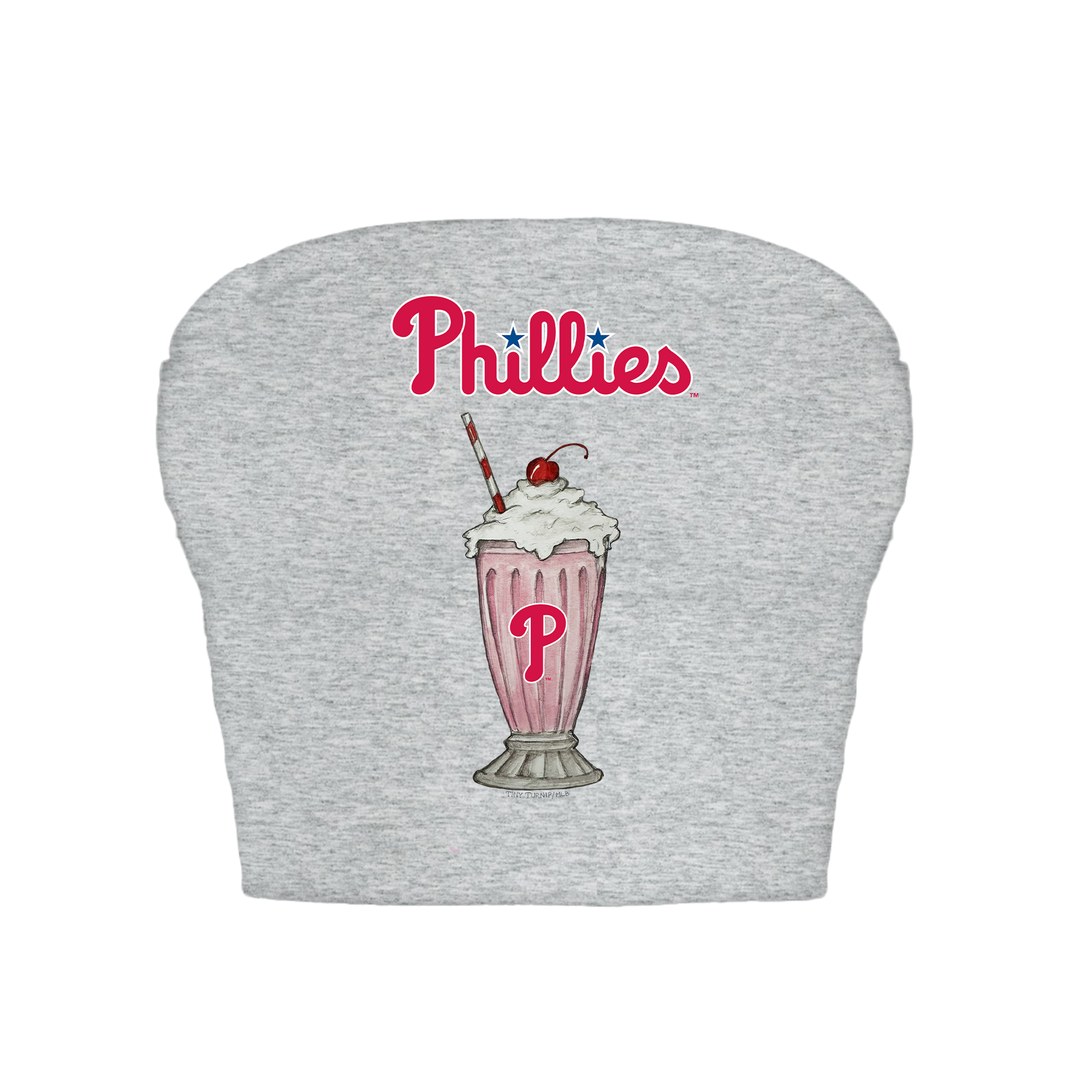 Philadelphia Phillies Milkshake Crop Tube Top
