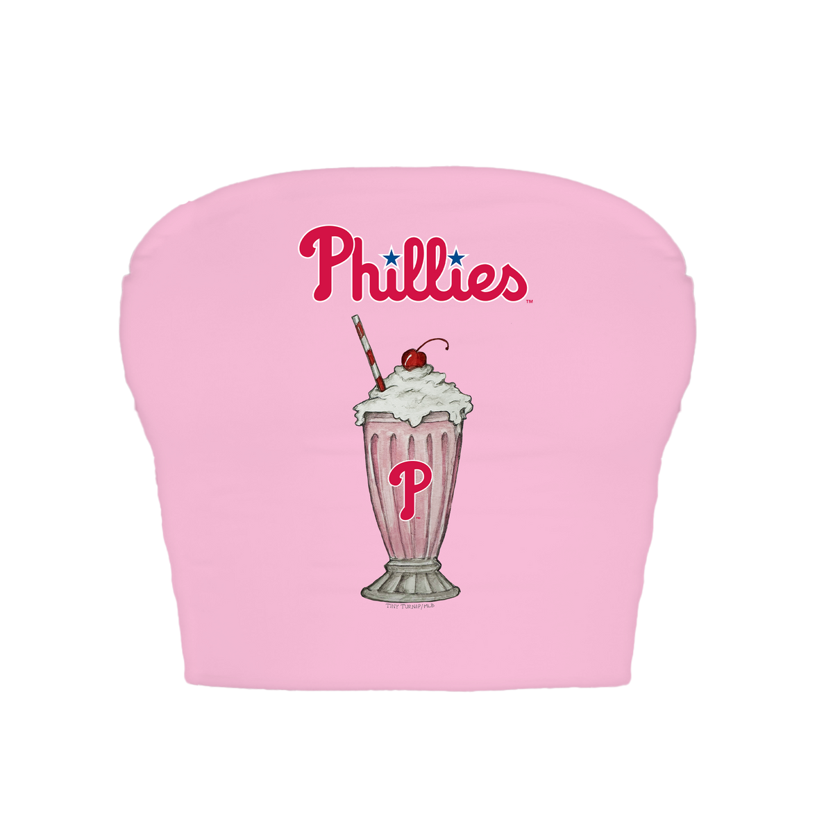 Philadelphia Phillies Milkshake Crop Tube Top