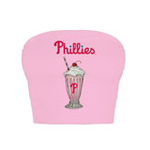 Philadelphia Phillies Milkshake Crop Tube Top