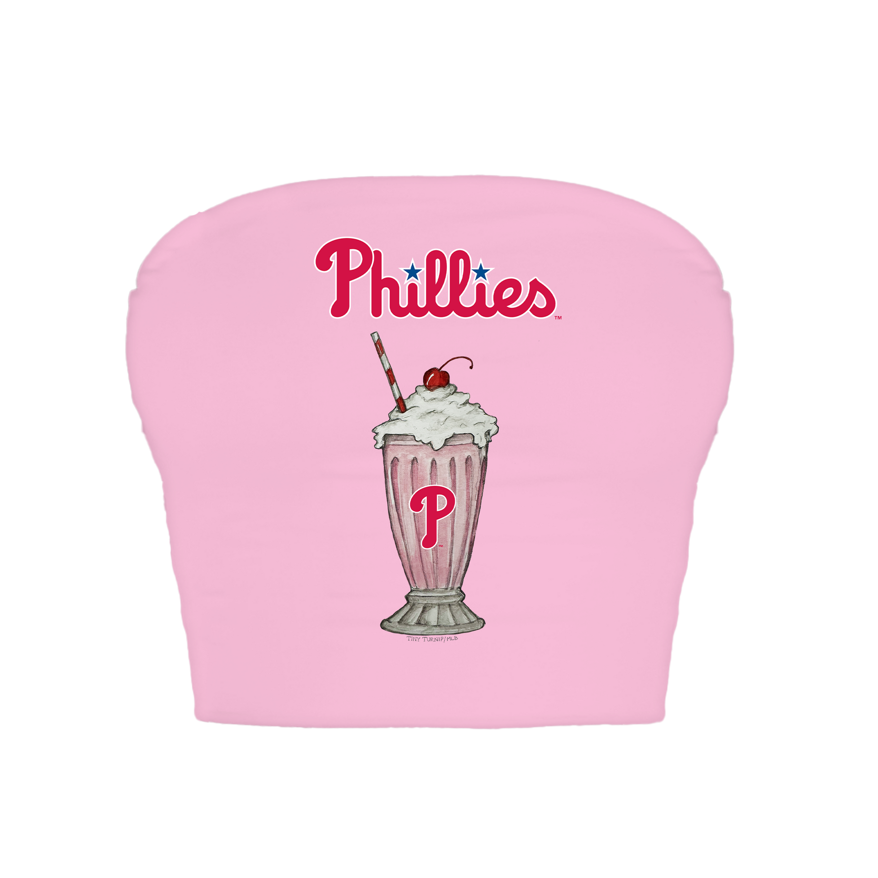 Philadelphia Phillies Milkshake Crop Tube Top