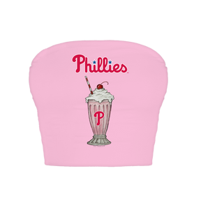 Philadelphia Phillies Milkshake Crop Tube Top