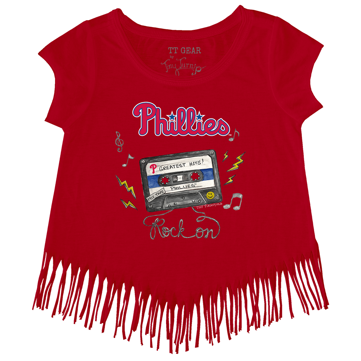 Philadelphia Phillies Mixtape Fringe Tee - Tiny Turnip