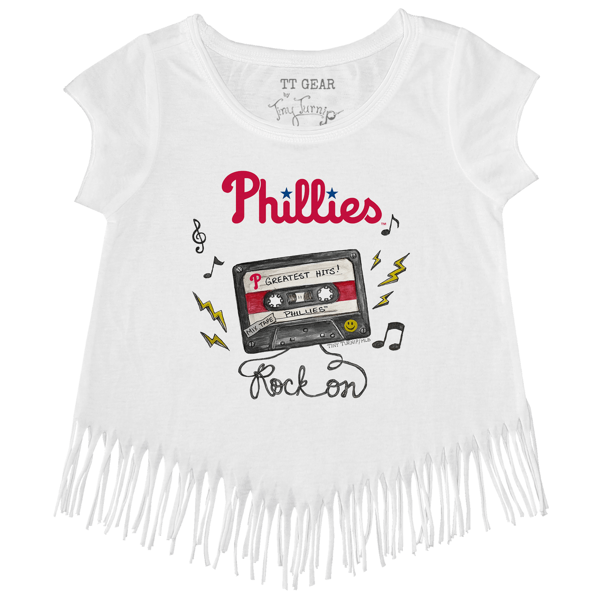 Philadelphia Phillies Mixtape Fringe Tee - Tiny Turnip