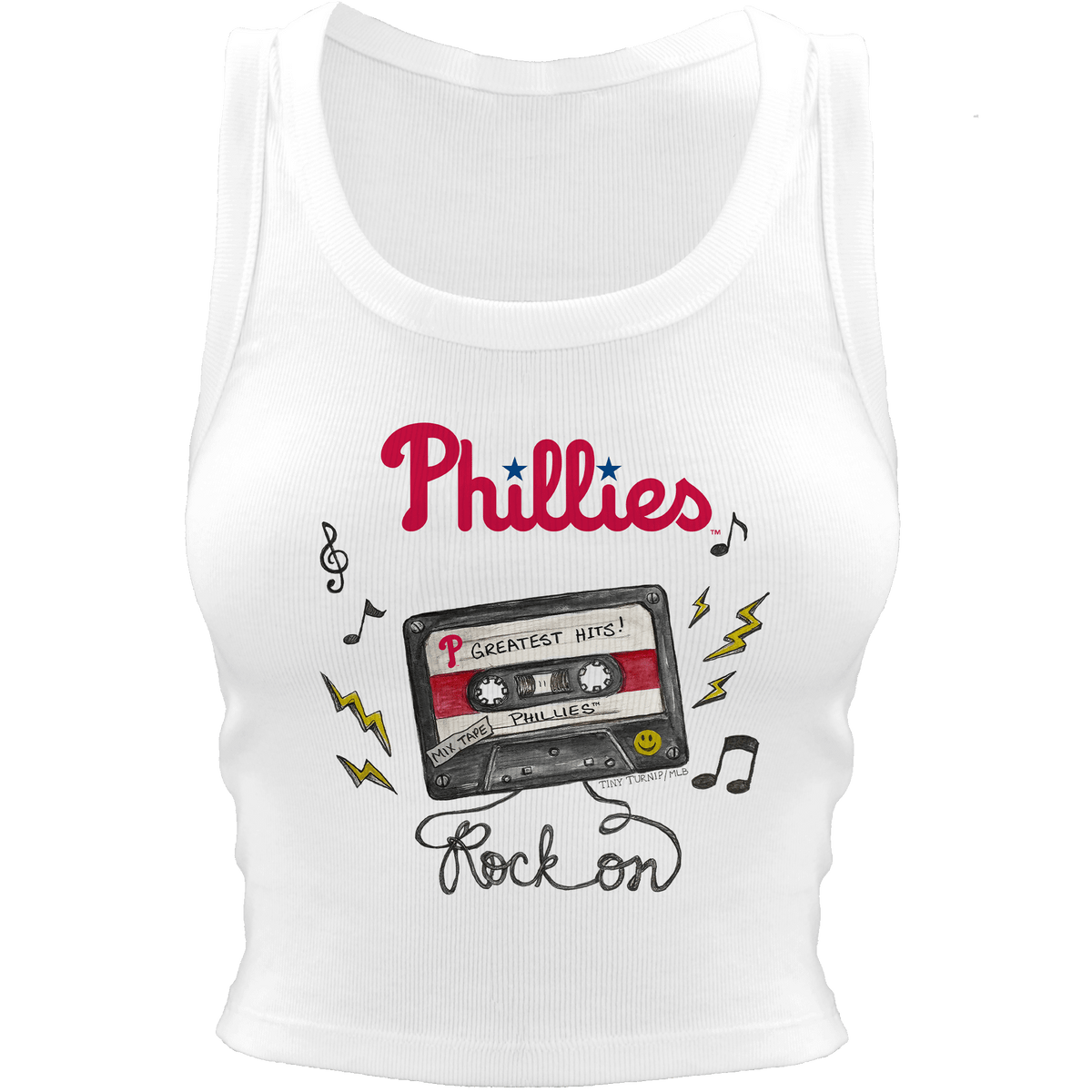 Philadelphia Phillies Mixtape Crop Tank