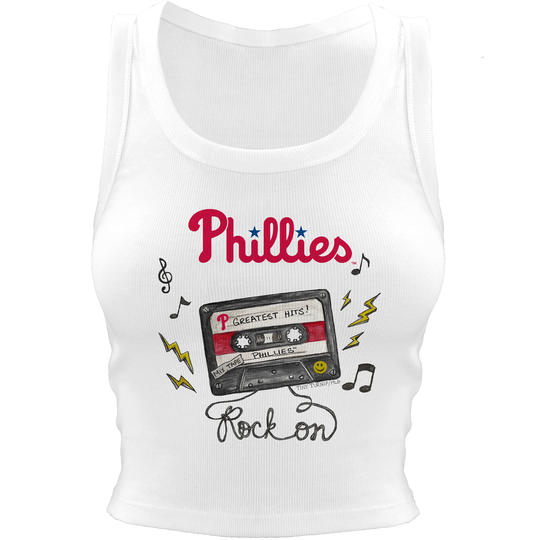 Philadelphia Phillies Mixtape Crop Tank