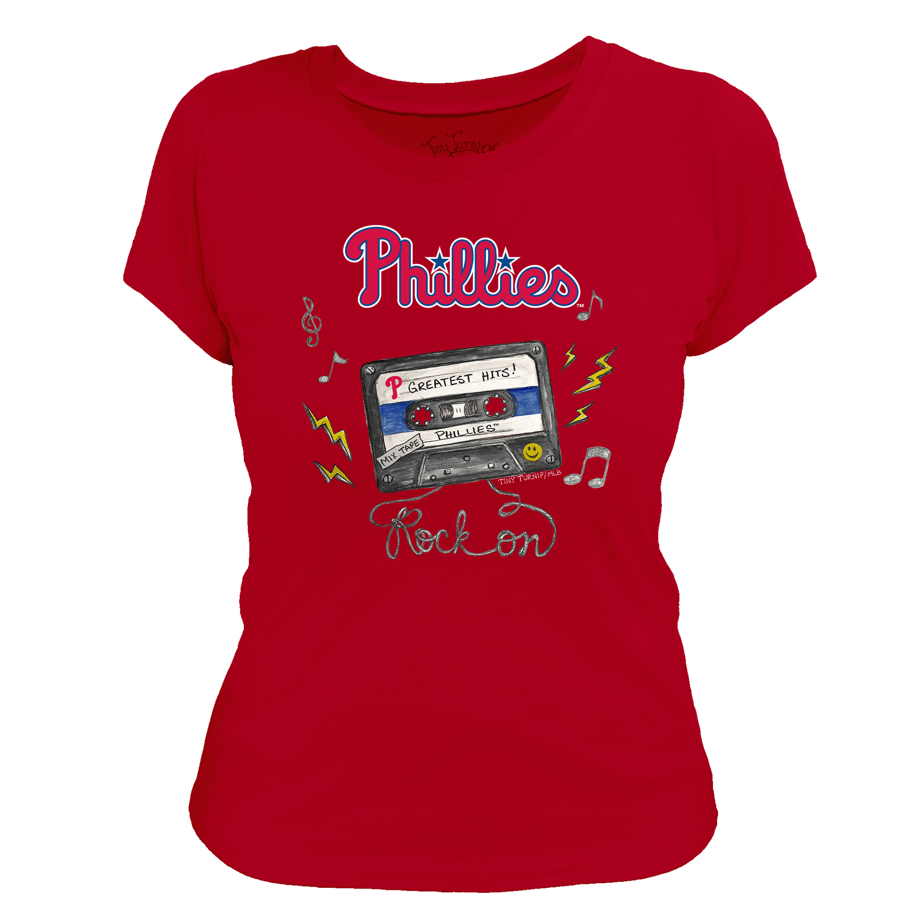 Philadelphia Phillies Mixtape Women's Tee Shirt