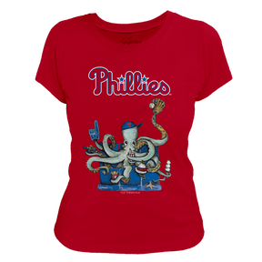 Philadelphia Phillies Octopus Tee Shirt