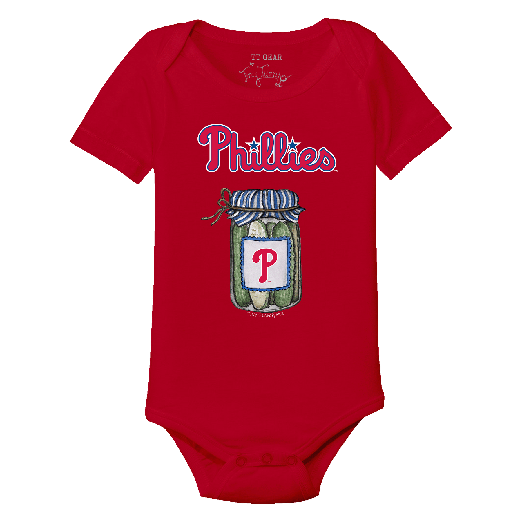 Philadelphia Phillies Pickle Jar Short Sleeve Snapper