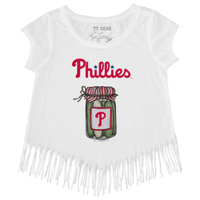 Philadelphia Phillies Pickle Jar Fringe Tee
