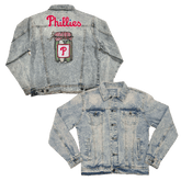 Philadelphia Phillies Pickle Jar Boyfriend Denim Jacket