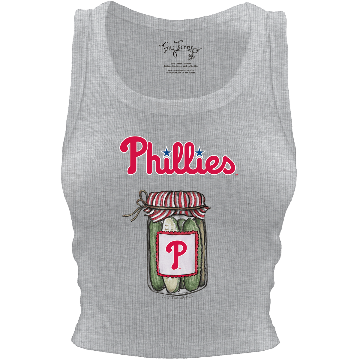 Philadelphia Phillies Pickle Jar Crop Tank