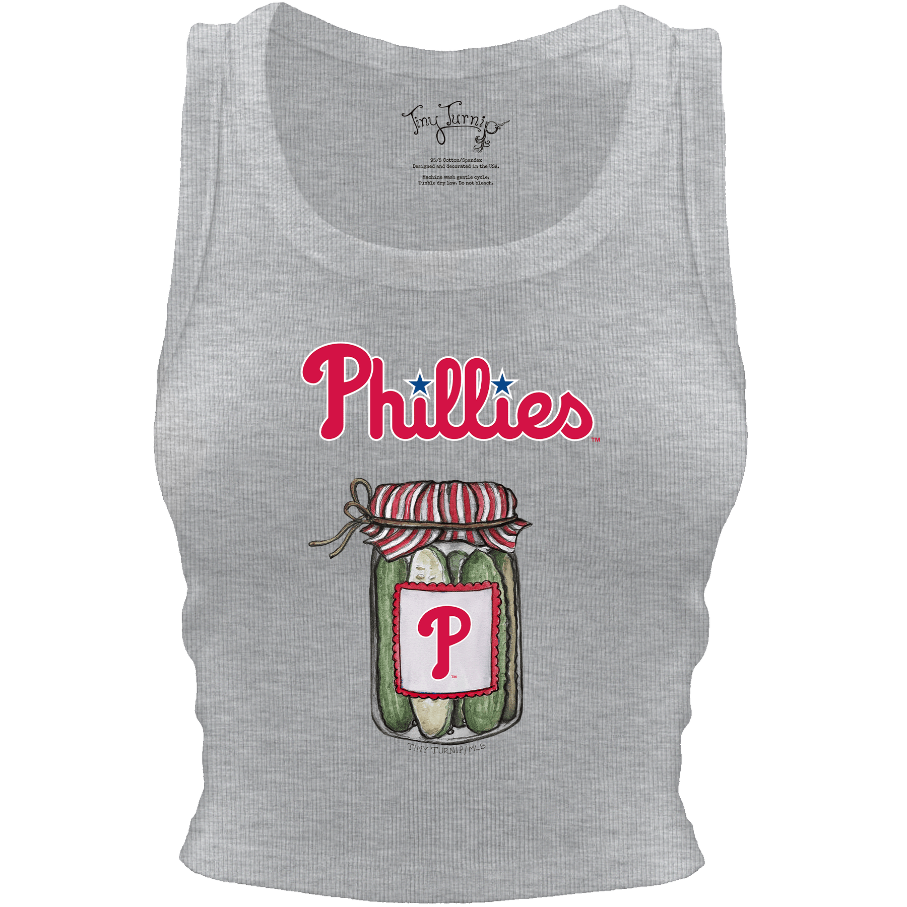 Philadelphia Phillies Pickle Jar Crop Tank