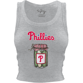 Philadelphia Phillies Pickle Jar Crop Tank