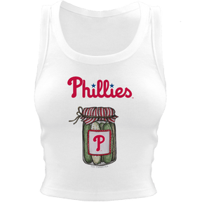 Philadelphia Phillies Pickle Jar Crop Tank