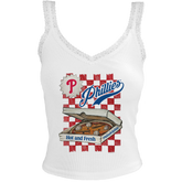 Philadelphia Phillies Pizza Lace Tank