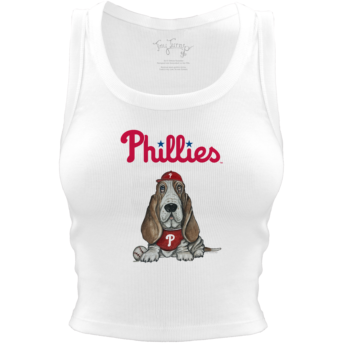 Philadelphia Phillies Puddy Crop Tank - Tiny Turnip