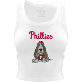 Philadelphia Phillies Puddy Crop Tank - Tiny Turnip