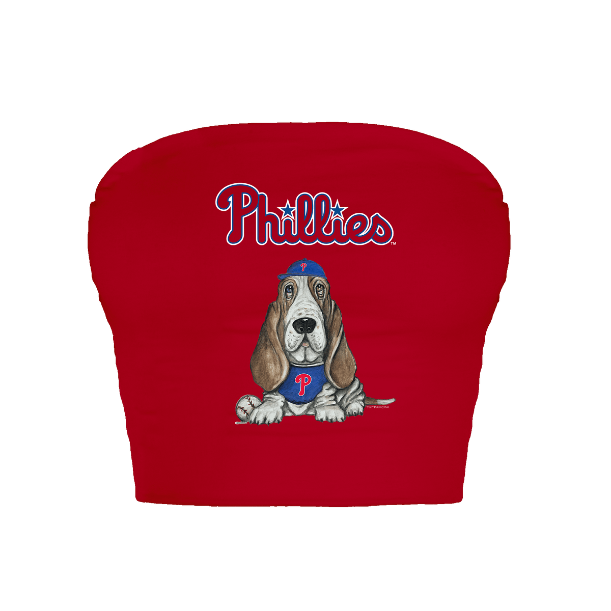 Philadelphia Phillies Puddy Crop Tube Top